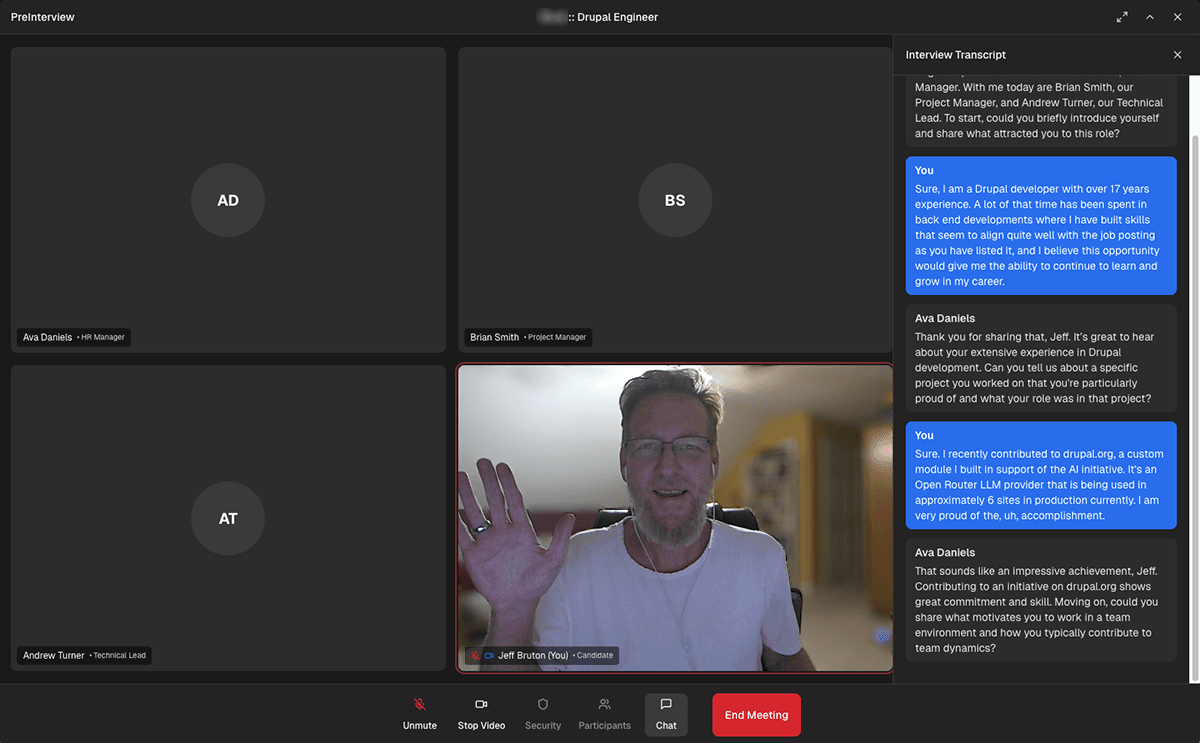 Live captions and controls